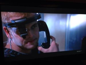 Jonny Lee Miller wears Google Glass in 1995 movie Hackers